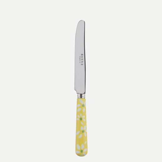 Sabre Marguerite Daisy Breakfast Knife - Yellow