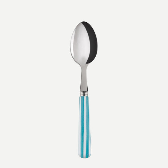 Sabre Stripe Transat Tea Spoon - Turquoise