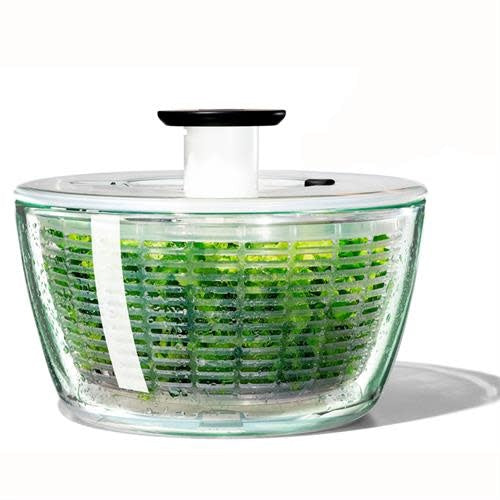 Oxo Salad Spinner Clear-Large - Bekah Kate's (Kitchen, Kids & Home)