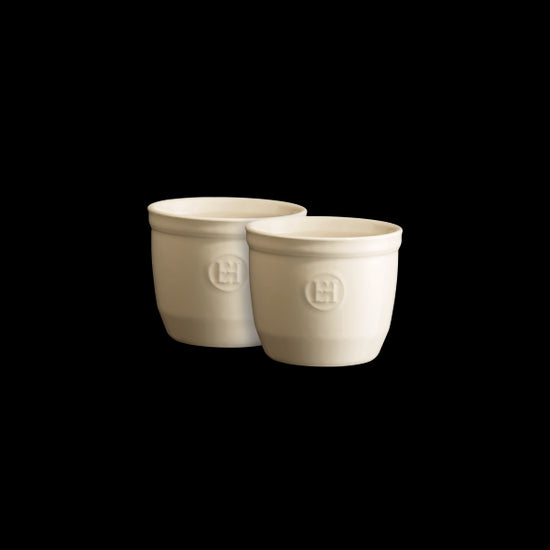 Emile Henry Farine Ramekin 2pc Set 9.5x5.5cm