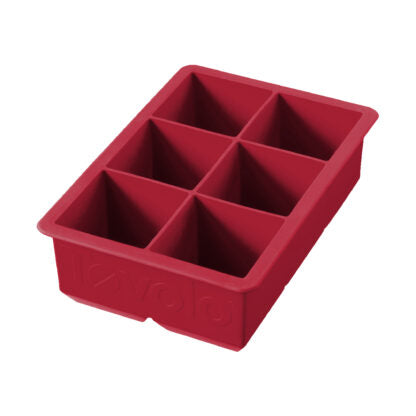 King Cube Ice Tray  - Cayenne Red