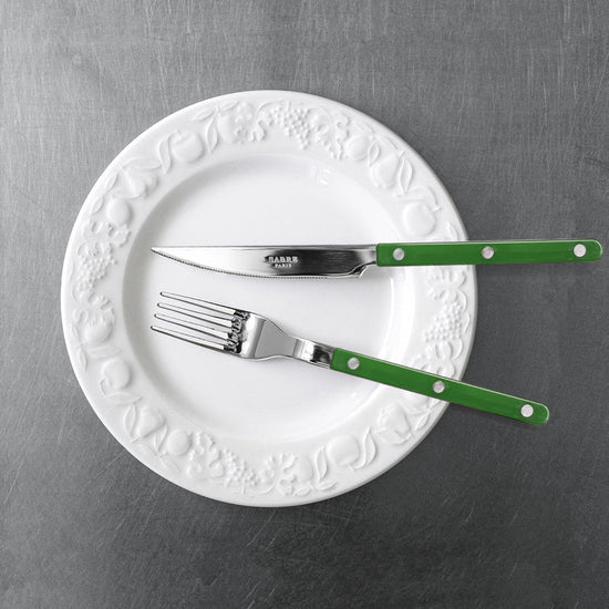 Sabre Bistrot Solid 5pc Place Setting - Dark Green