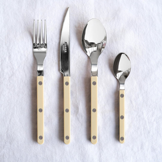 Sabre Bistrot Solid 5pc Place Setting - Ivory