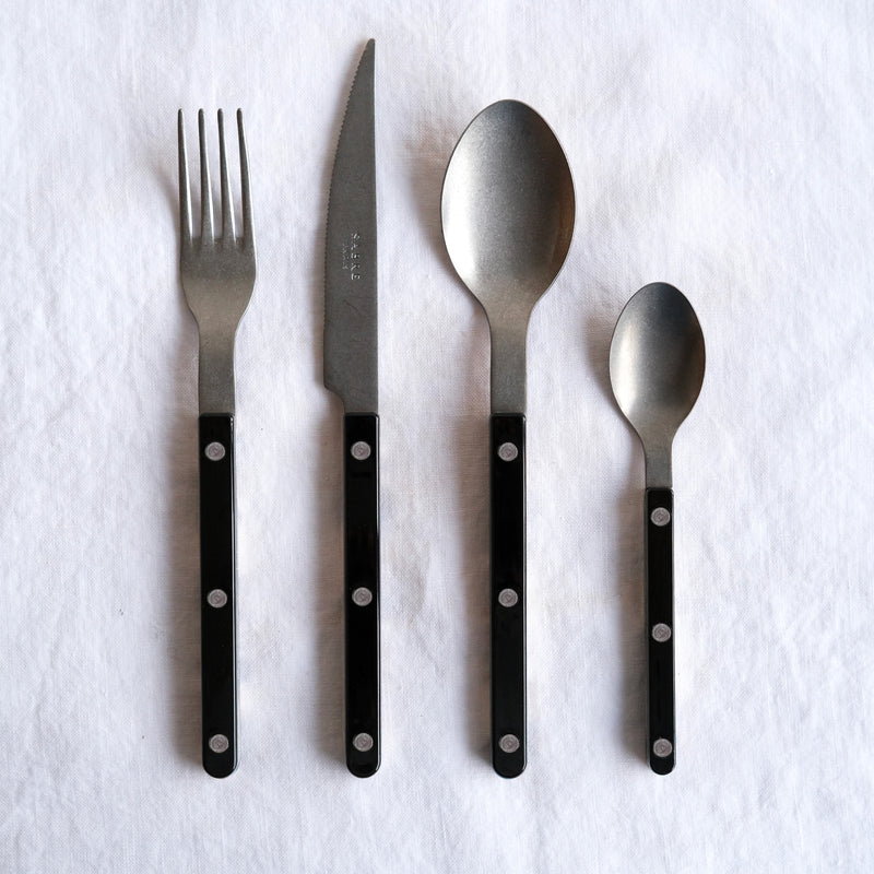 Sabre Bistrot Vintage 5pc Place Setting - Black