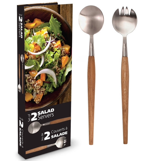 Acacia Salad Servers Set SS