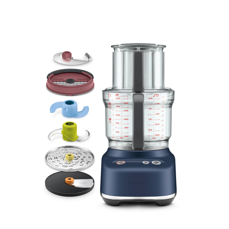 Breville Paradice 9 Food Processor - Damson Blue