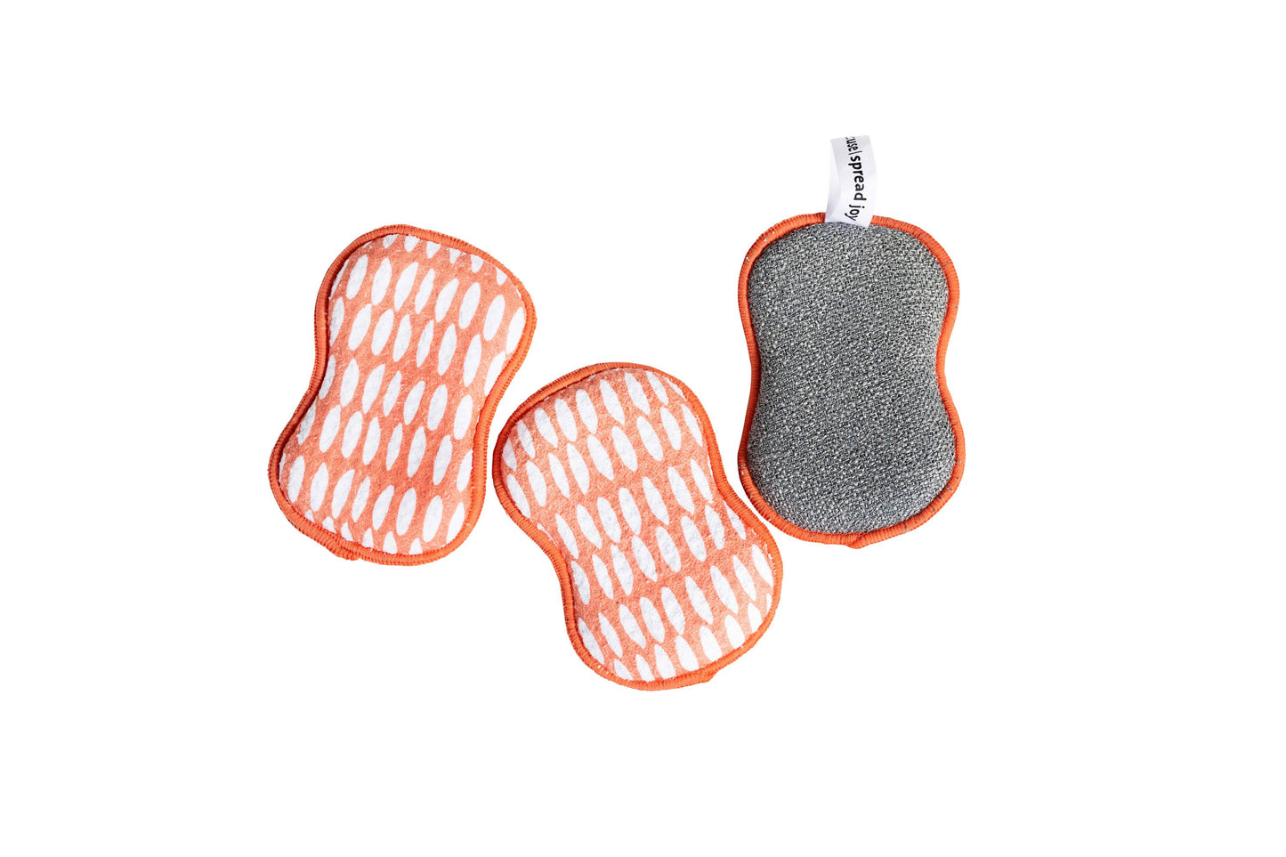 RE:Usable Sponge Set of 3 - Beans in Coral