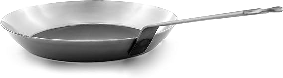 Town 34809 French Style 9 Carbon Steel Fry Pan