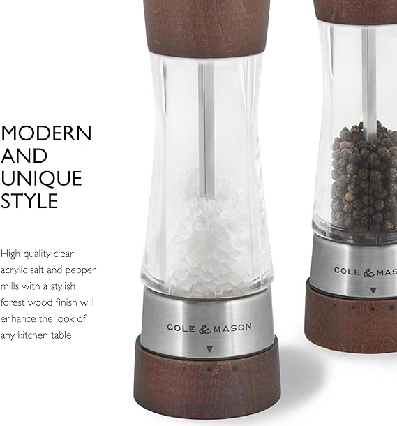 Derwent Salt & Pepper Mill Gift Set - Forest