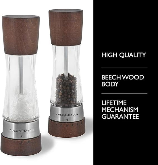 Derwent Salt & Pepper Mill Gift Set - Forest