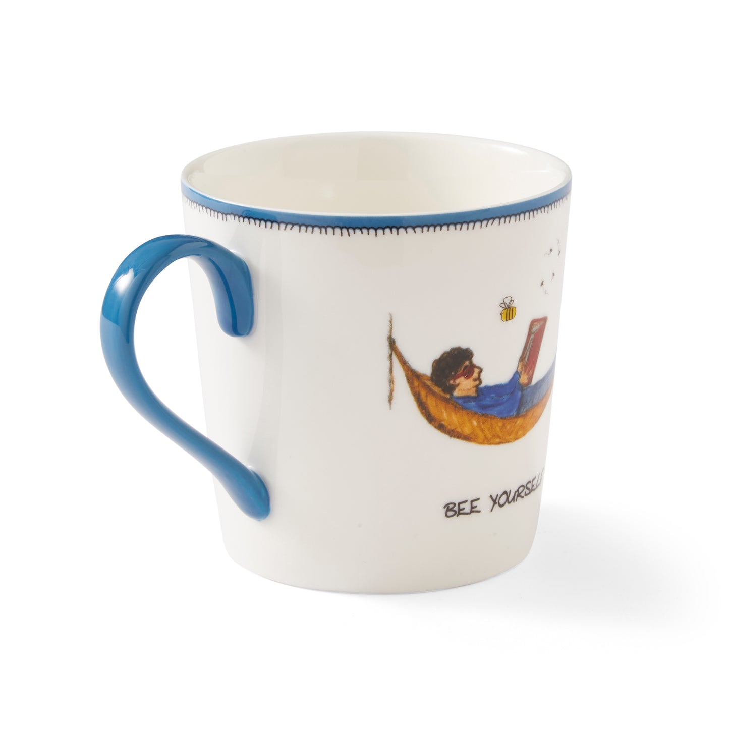 Portmeirion Kit Kemp Doodles Mug 12oz - Bee Yourself