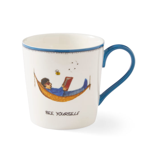 Portmeirion Kit Kemp Doodles Mug 12oz - Bee Yourself