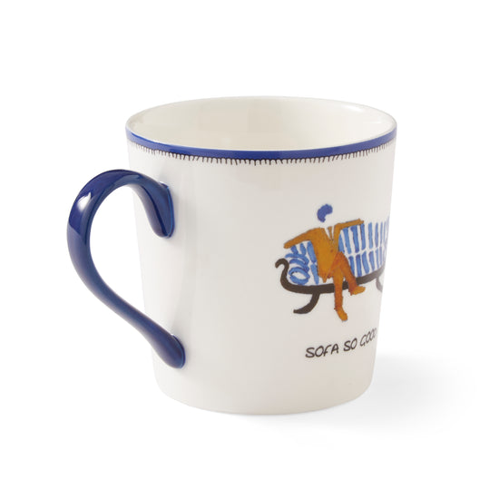 Portmeirion Kit Kemp Doodles Mug 12oz - Sofa So Good