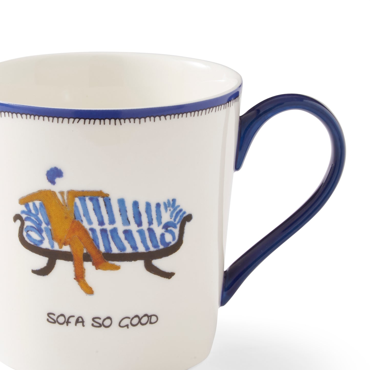 Portmeirion Kit Kemp Doodles Mug 12oz - Sofa So Good