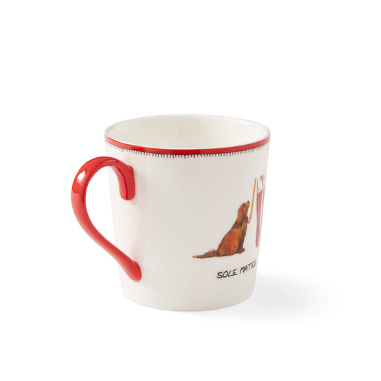 Portmeirion Kit Kemp Doodles Mug 12oz - Sole Mates