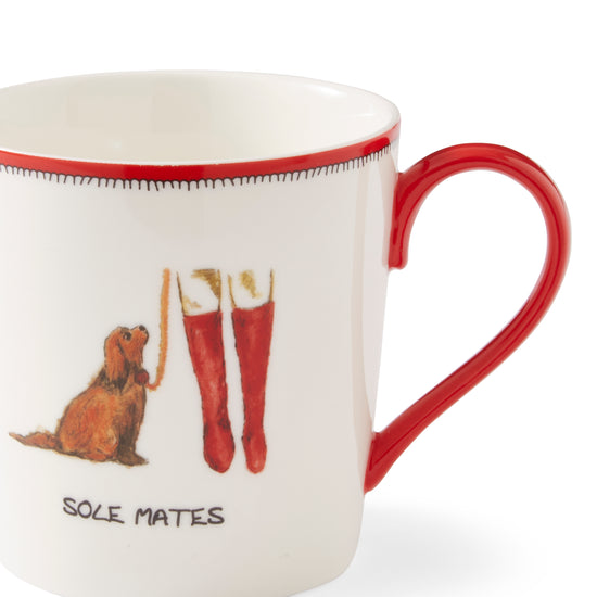 Portmeirion Kit Kemp Doodles Mug 12oz - Sole Mates