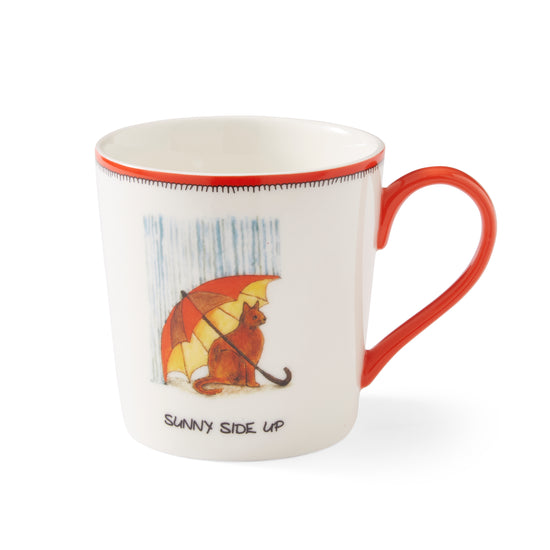 Portmeirion Kit Kemp Doodles Mug 12oz - Sunny Side Up