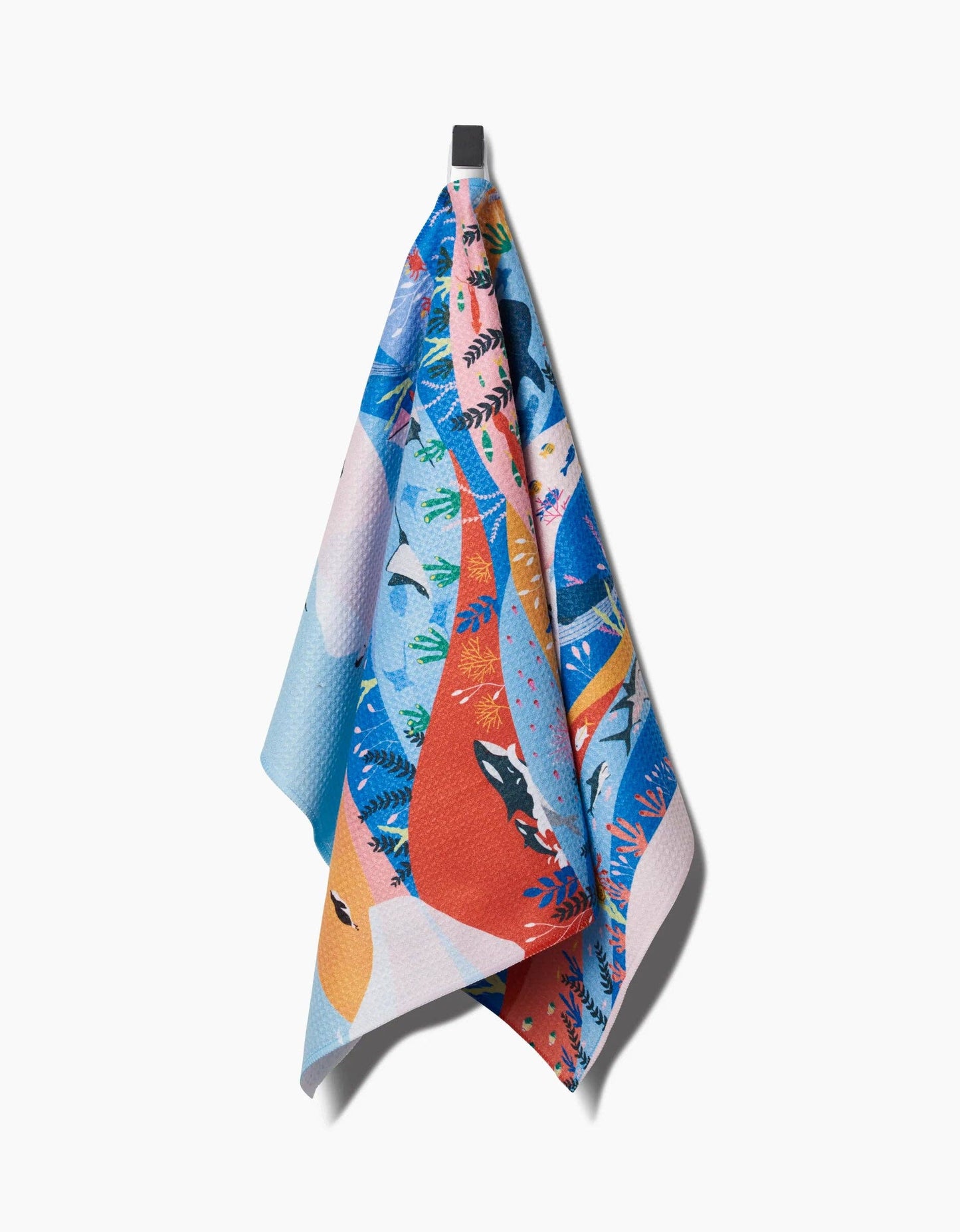 Geometry Oceans Tea Towel