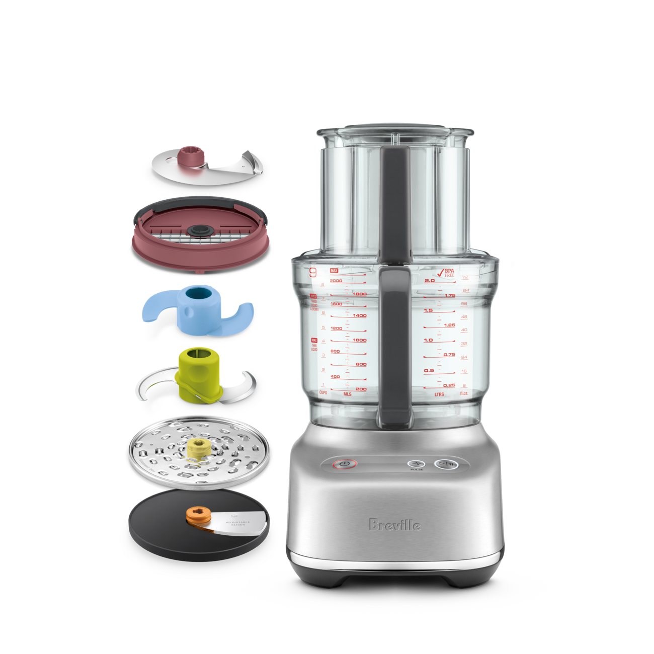 Breville Paradice 9 Food Processor - Stainless Steel