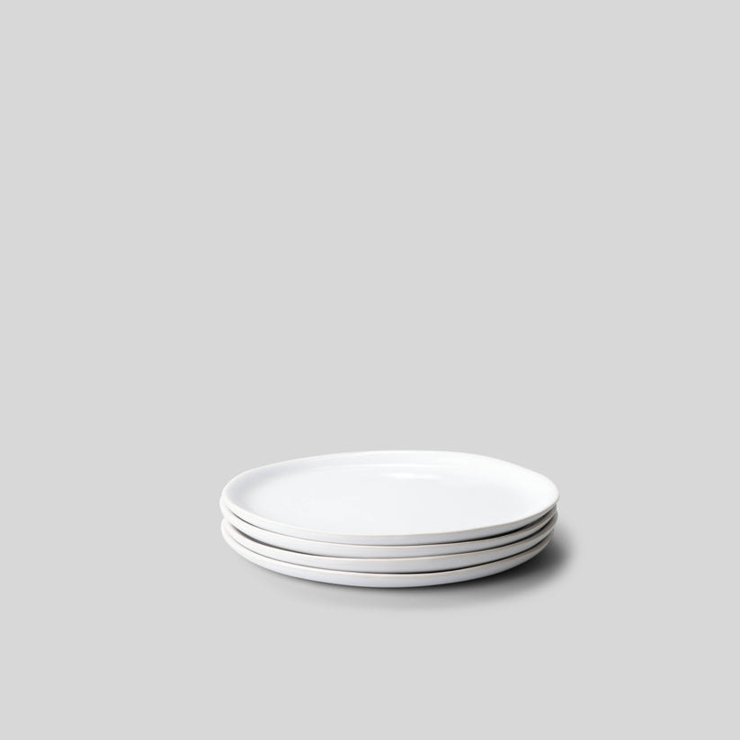 Fable The Dessert Plates 4pc - Pearl White