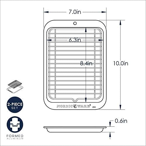 2 pc Broiler Pan Nordicware
