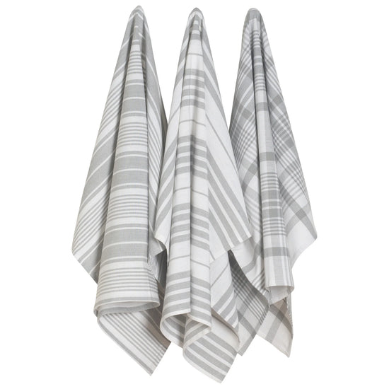 Jumbo Tea Towel Set/3 - London Grey