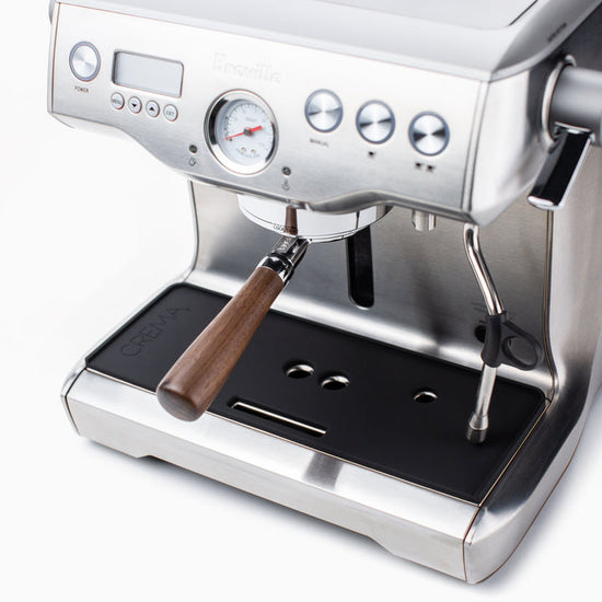 Crema Bottomless Portafilter - 58mm - Walnut