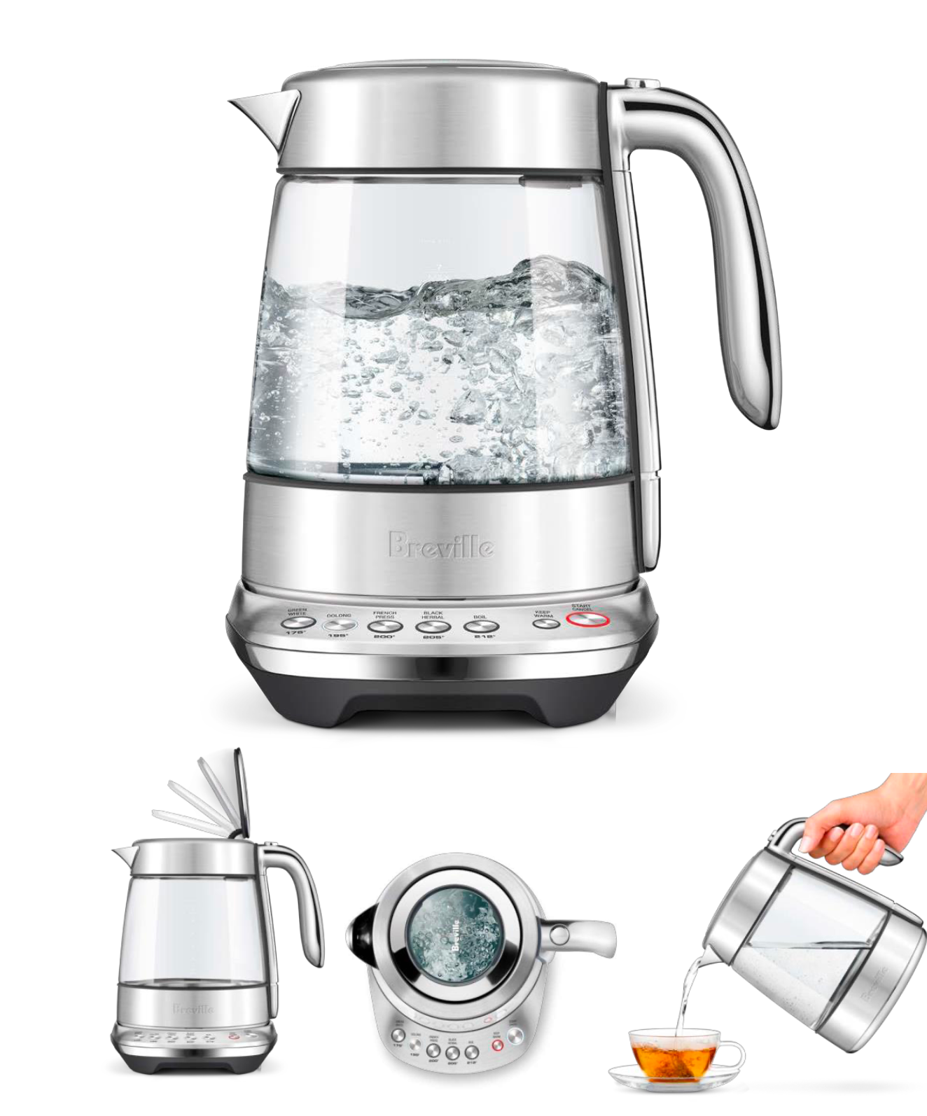 Breville the Smart Crystal Luxe Kettle