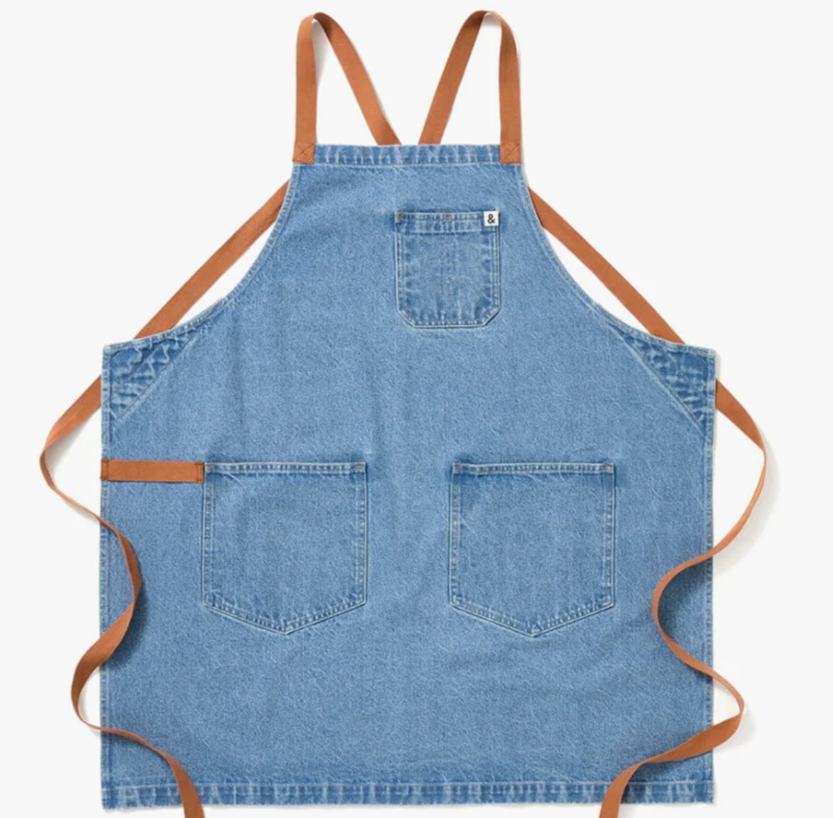 Hedley & Bennett The Crossback Apron - Cedar Blue Denim