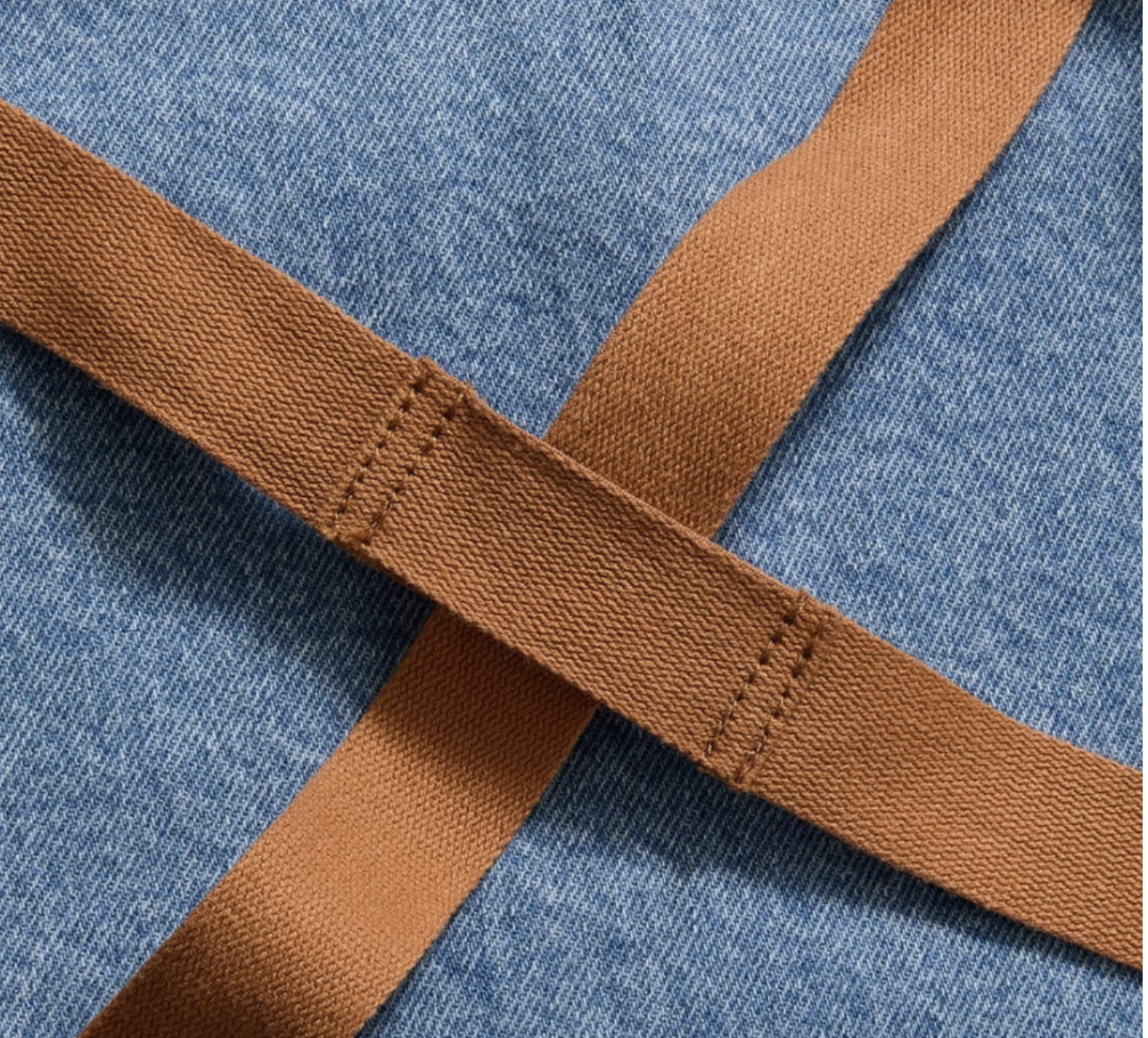 Hedley & Bennett The Crossback Apron - Cedar Blue Denim