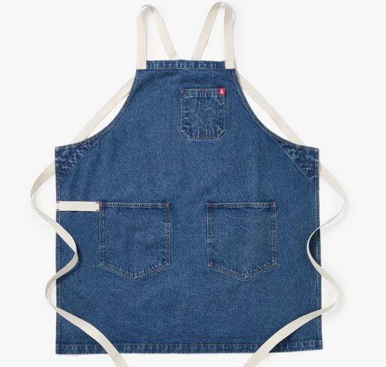 Hedley & Bennett The Crossback Apron - Georgia Blue Denim