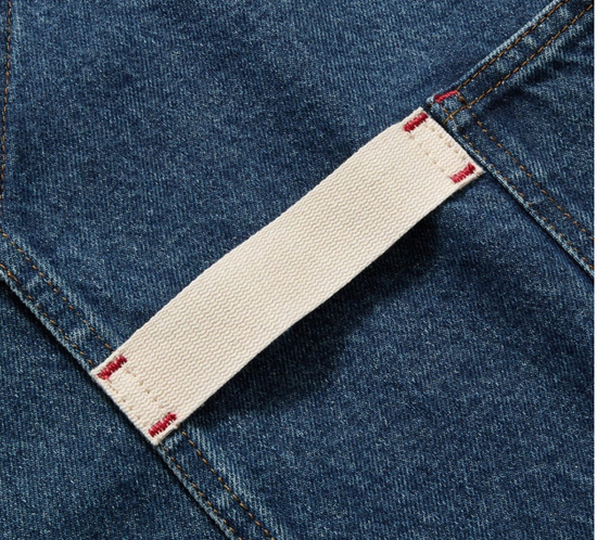 Hedley & Bennett The Crossback Apron - Georgia Blue Denim