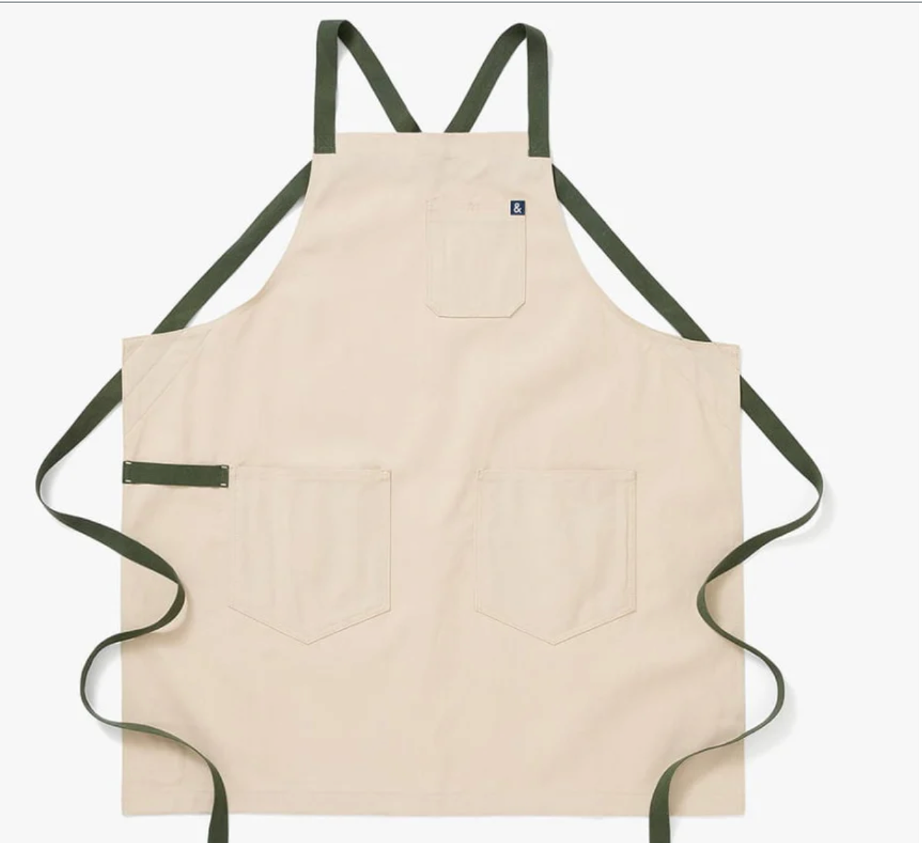 Hedley & Bennett The All Day Crossback Apron - Sage White