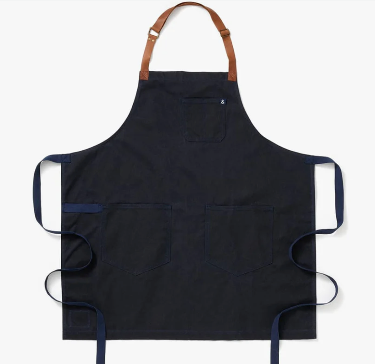 Hedley & Bennett The Waxman Apron - Waxed Canvas Atlantic