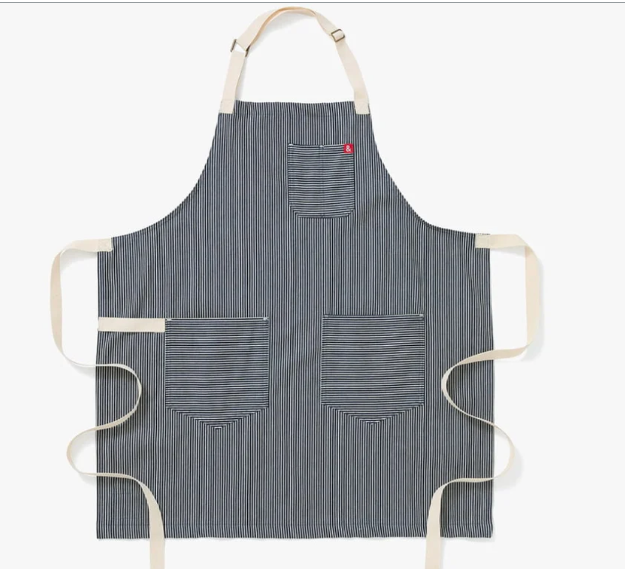 Hedley & Bennett The Essential Apron - Hickory Striped Denim