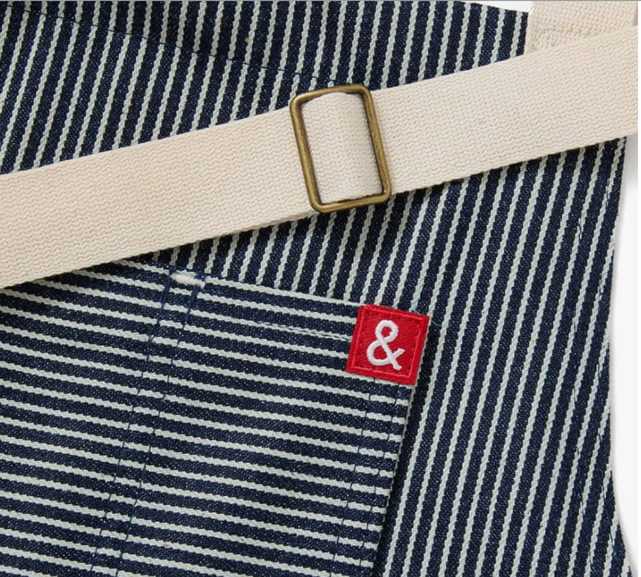 Hedley & Bennett The Essential Apron - Hickory Striped Denim