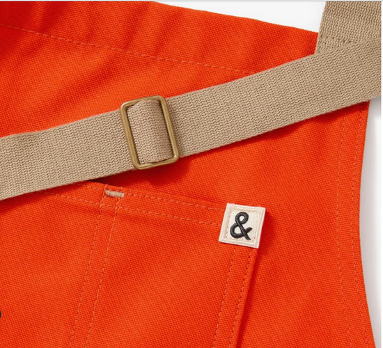 Hedley & Bennett The Essential Apron - Jalepeno Orange