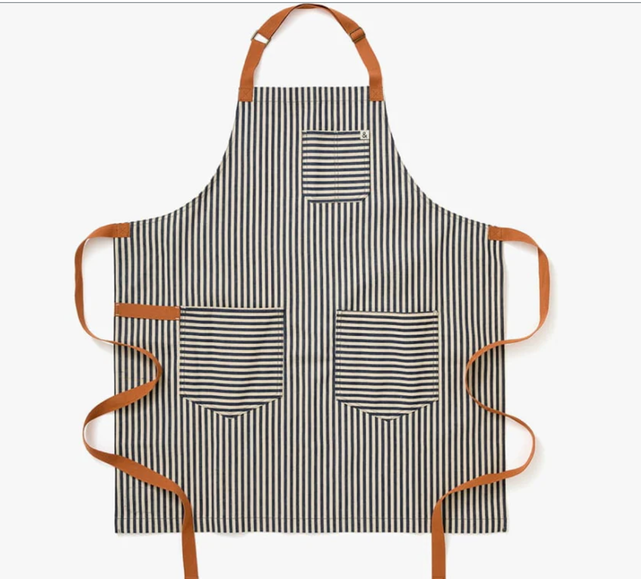 Hedley & Bennett The Essential Apron - Palm Striped Denim