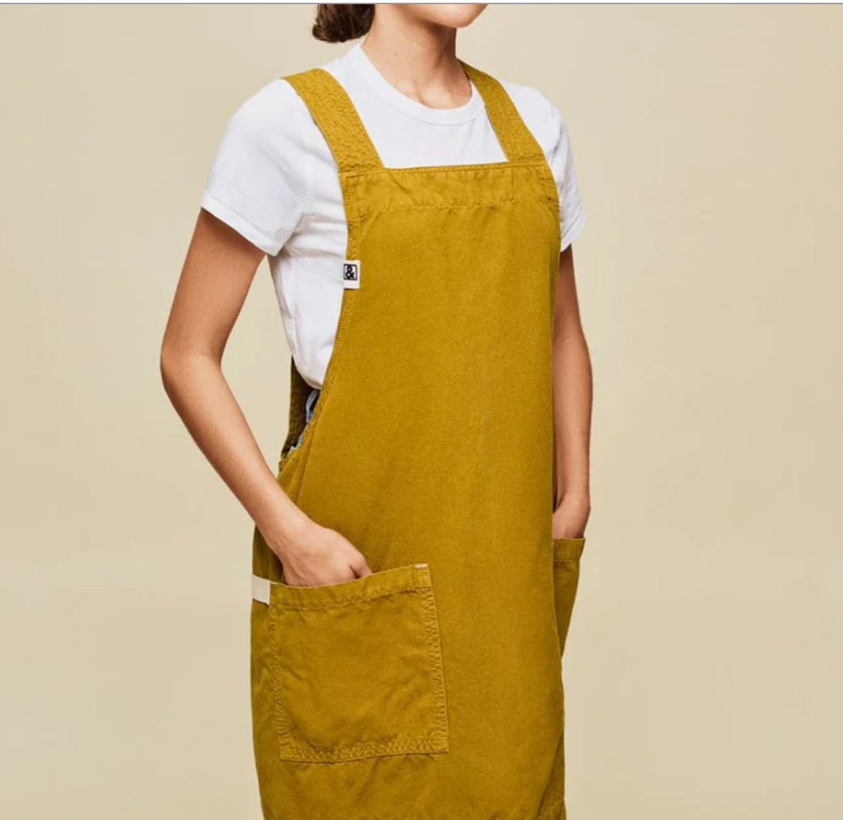 Hedley & Bennett The Smock Apron - Yuzu Yellow