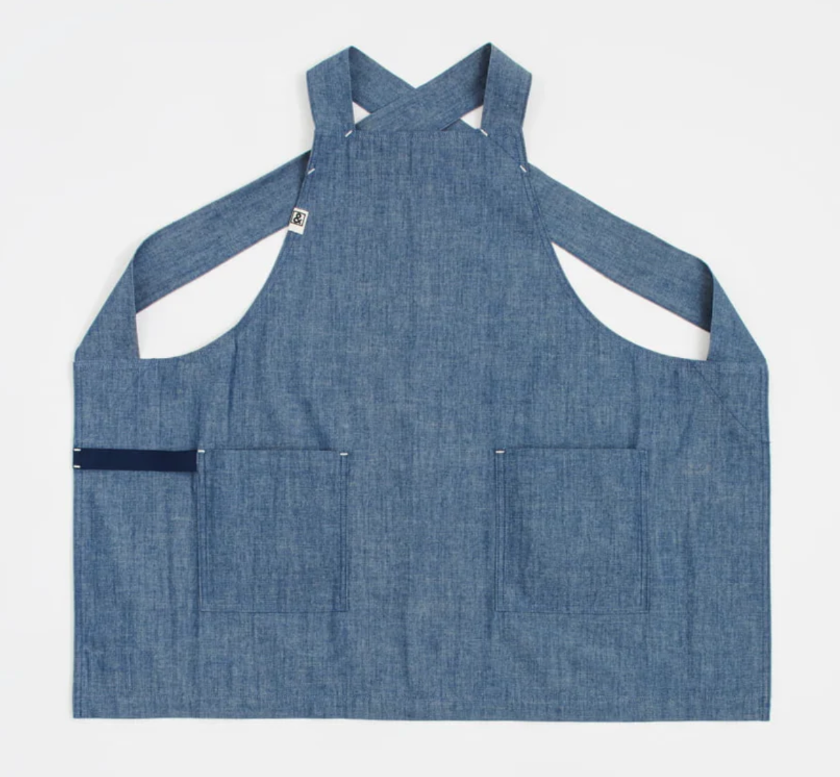 Hedley & Bennett The Smock Apron - Blue Salt Chambray