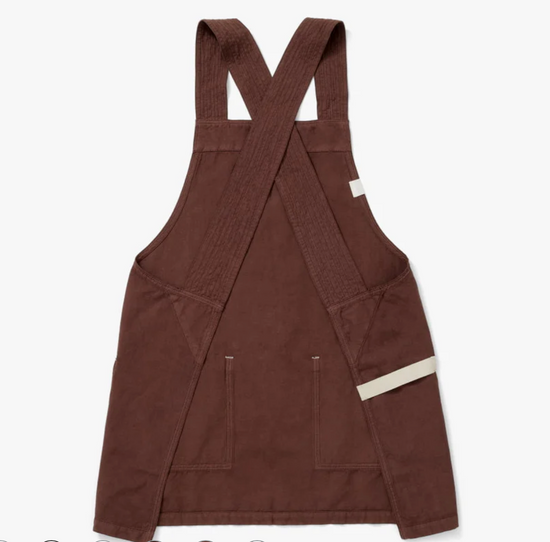 Hedley & Bennett The Smock Apron - Chocolate Brown