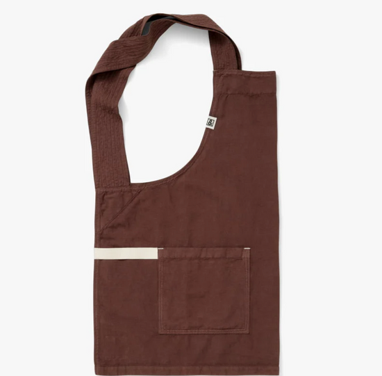 Hedley & Bennett The Smock Apron - Chocolate Brown