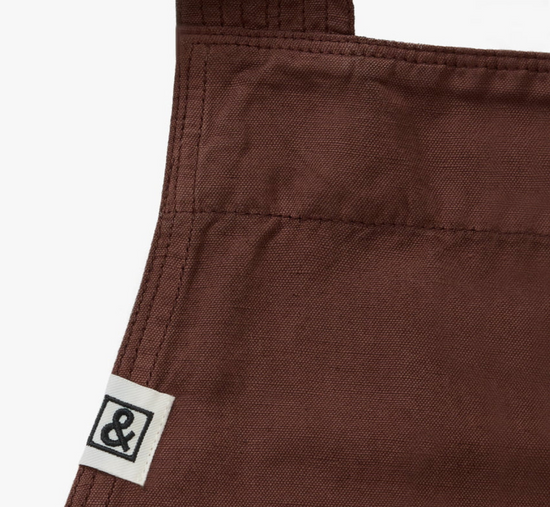 Hedley & Bennett The Smock Apron - Chocolate Brown