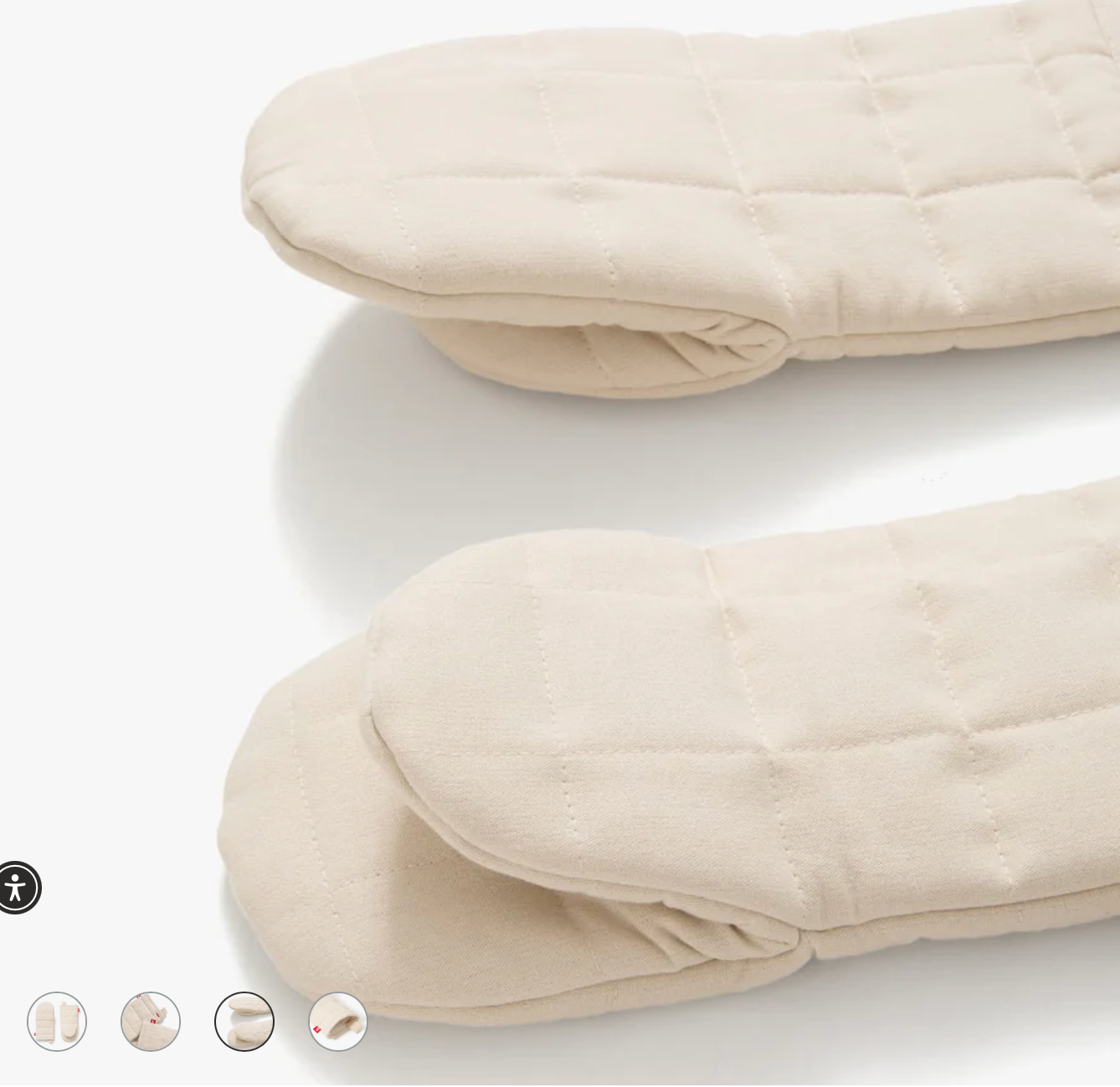 Hedley & Bennett The Oven Mitts - Oat White