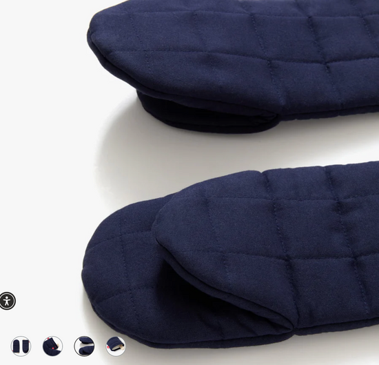 Hedley & Bennett The Oven Mitts - Blueberry Blue