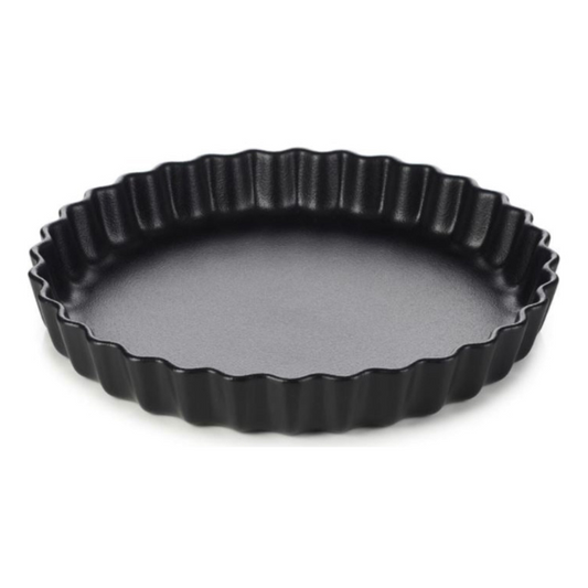 Round Flan Dish - Cast Iron Look 30cm