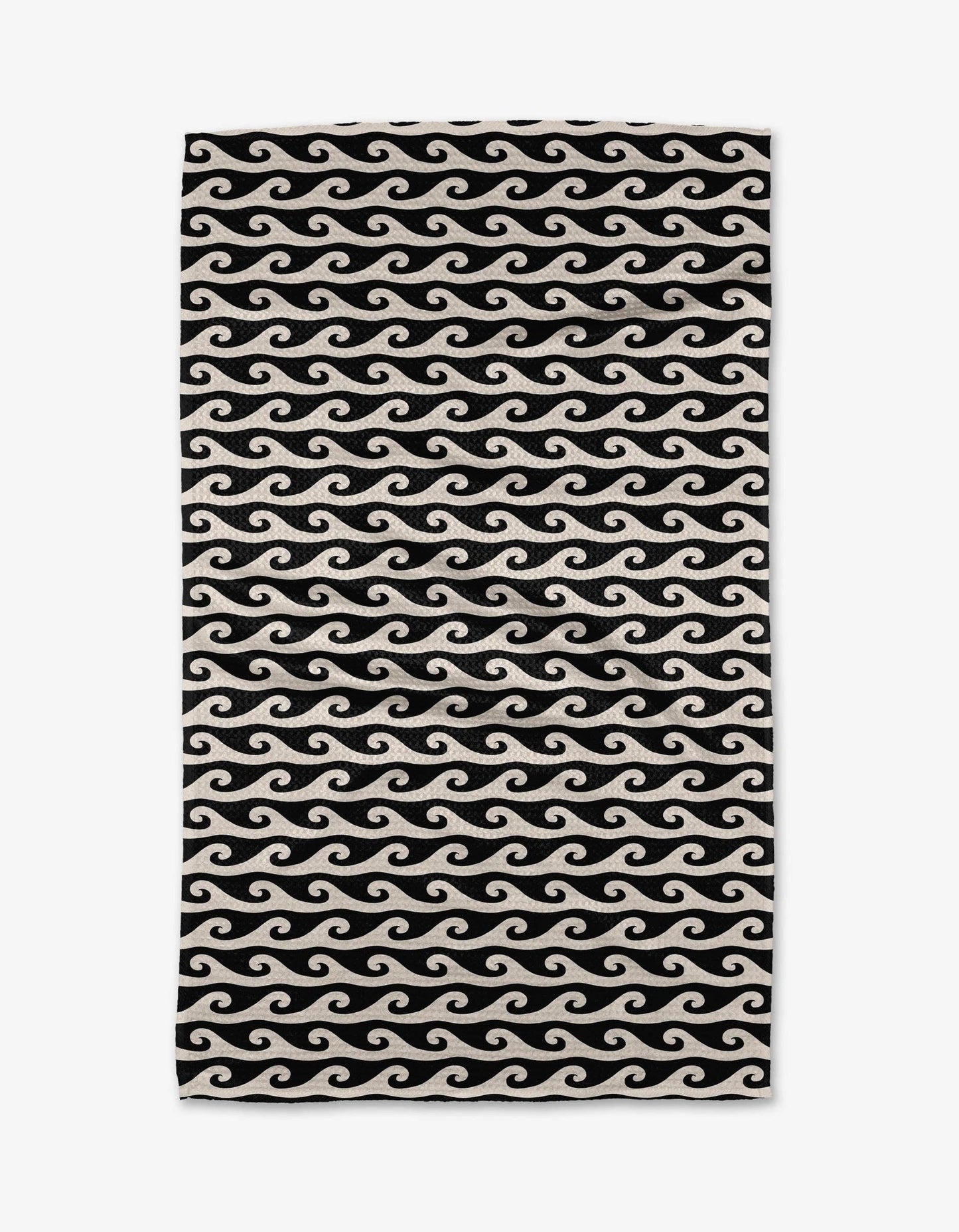 Geometry Rolling Waves Tea Towel