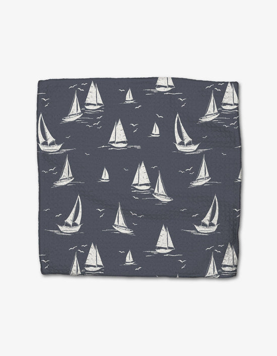 Geometry Coastal Day Dishcloth Set