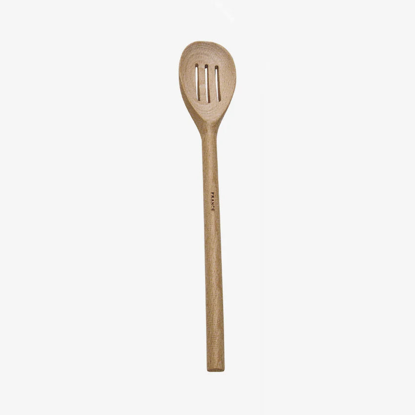 Slotted Wooden Spoon - 35cm/14" Beechwood