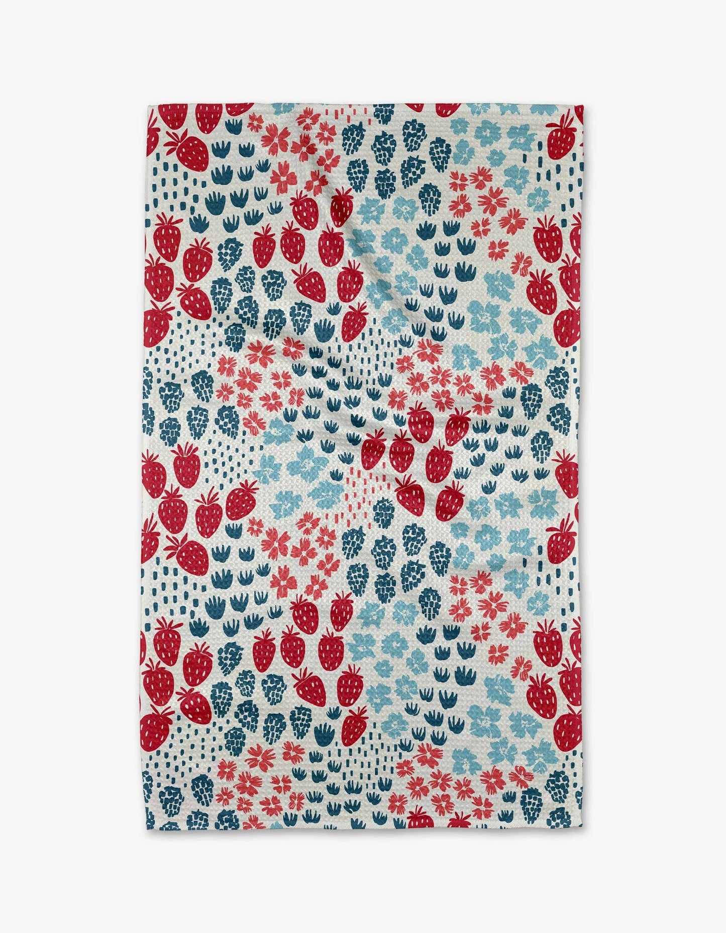 Geometry Berry Meadow Tea Towel